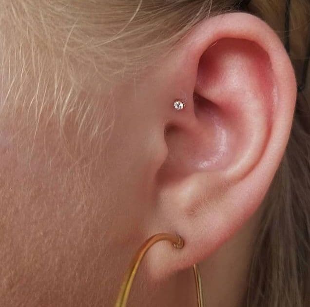 Forward Helix Piercing